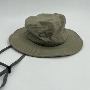 OUTDOOR RESEARCH Booney Hat Youth M 3-6Y Tan Insect Shield Stampede Strap